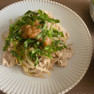 さっぱりうまい！ご飯が進む豚もやし